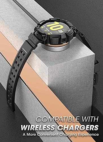 SUPCANE [UNICORN BEETLE PRO] מקרה סדרה עבור Galaxy Watch Active 2, מקרה מגן מחוספס עם להקות רצועה עבור Galaxy Watch